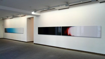 The Day That Nobody Died, Installation view, Unique C-type, 76.2x600 cm ©Broomberg & Chanarin