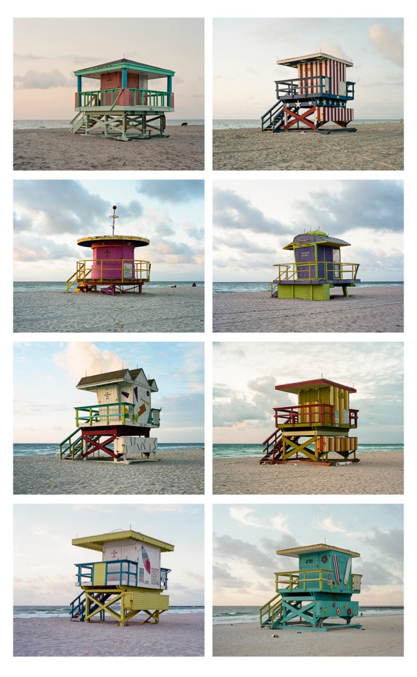 8 Lifeguard Stations, South Beach Miami