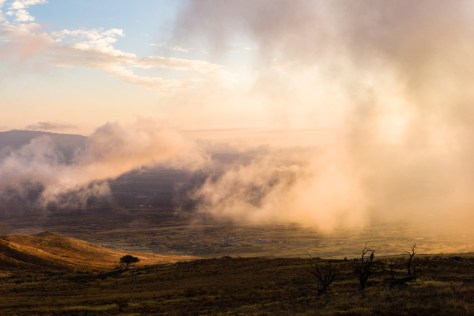 Towards Hualalai from the Kohala Mountain Road ©Keith Greenough 2013