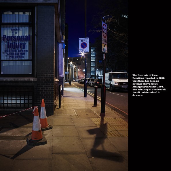Adler Street viewed from Whitechapel Road, January 2014 ©Keith Greenough 2014
