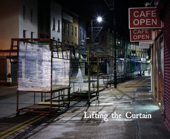 Lifting the Curtain cover with title